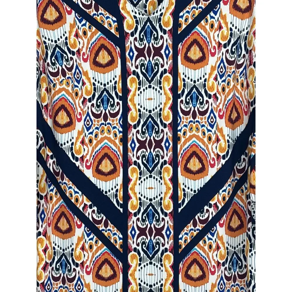 Chico’s Ikat Medalion Shift Dress Chico’s Size 1 US Size Medium 8-10